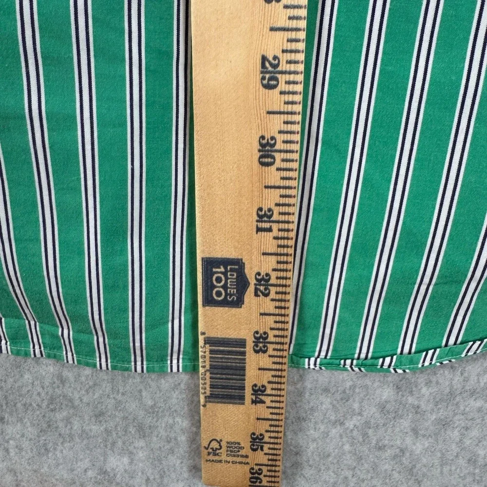 Ralph Lauren Shirt Mens XL Green Stripe Blake Classic Fit Button Down Pony Logo